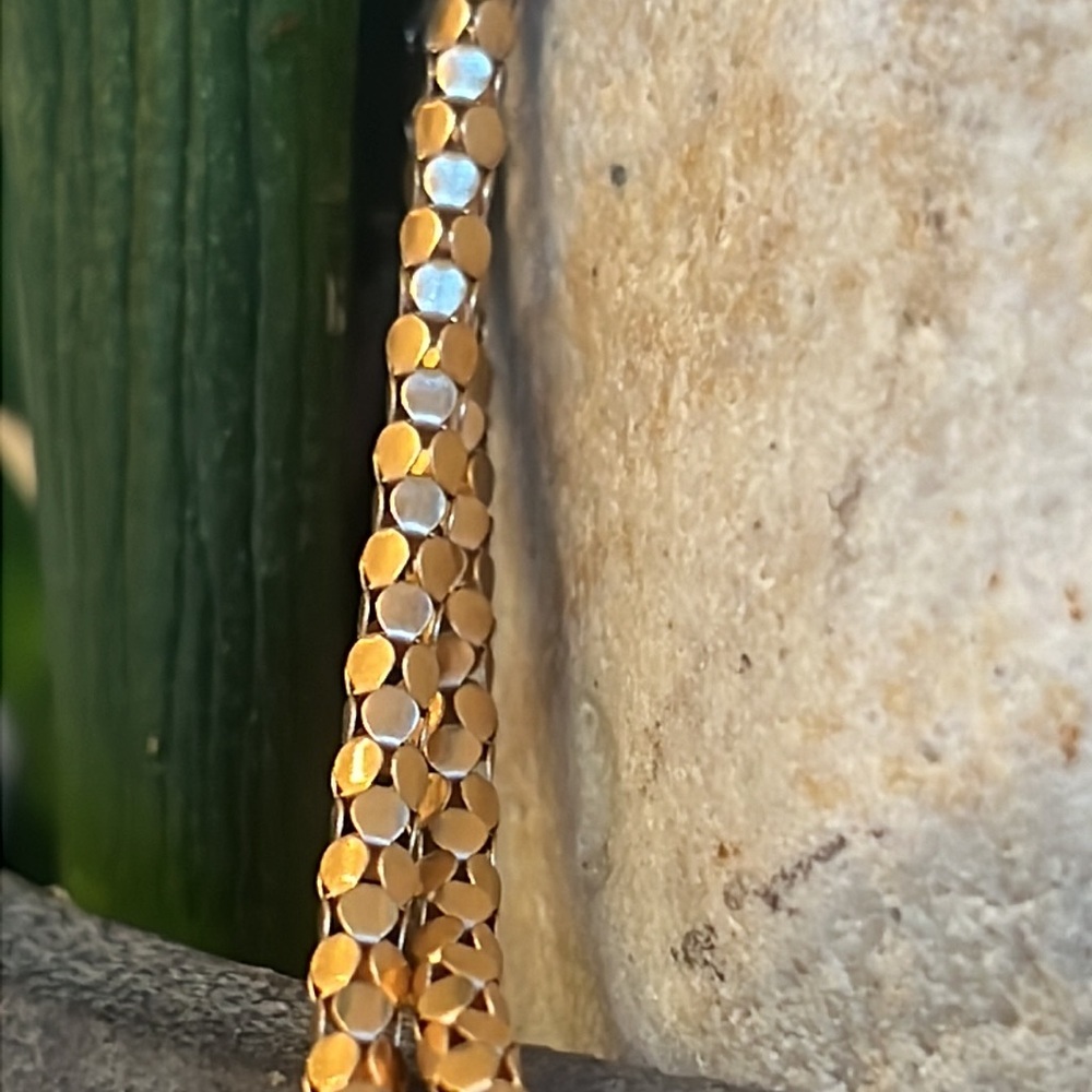 18 karat rose gold, chain necklace